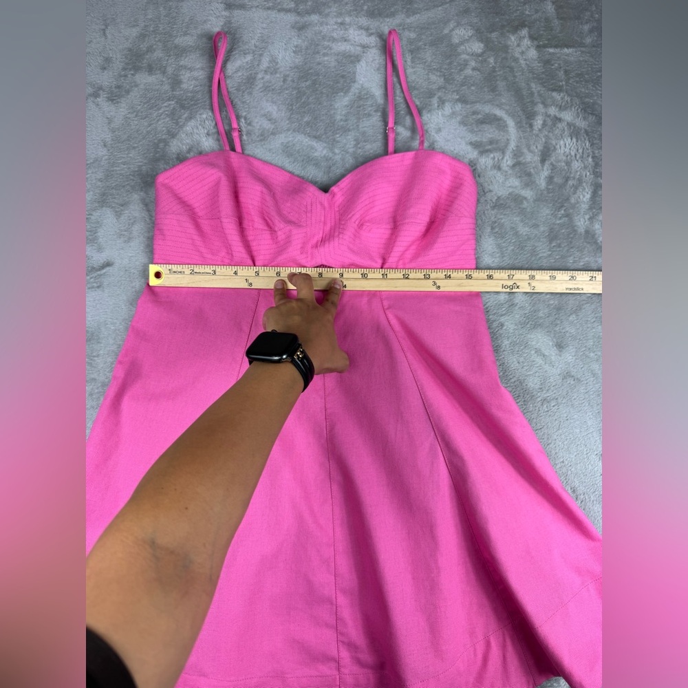Moon river hot pink dress sz large - Picture 6 of 9